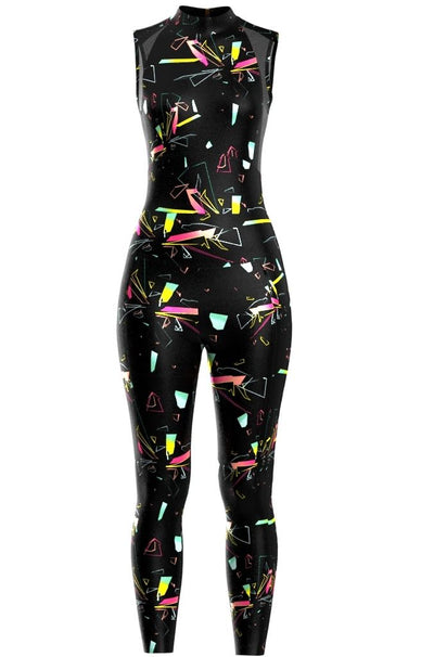 Disco All In One Workout Jumpsuit - Front