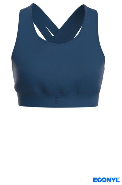 Suede Sports Bra Econyl Recycled Riviera Top